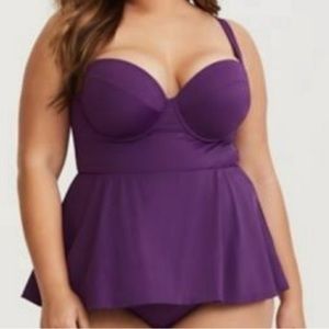 Torrid vixen swimsuit peplum skirt
